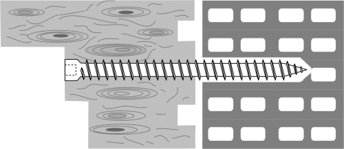 Vis de pose - tête cylindrique