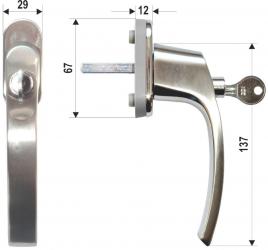 poignée de fenêtre "Gina"