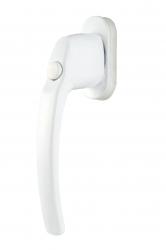 Fenstergriff aus Aluminium Typ "Sonja" mit Druckknopf