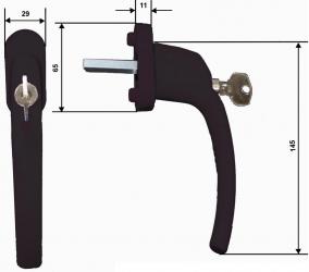 poignée de fenêtre "Kelly"