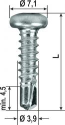 Self drilling screw PanHead