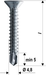 Bohrschraube Senkkopf