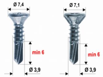 Self drilling screw Top-Flut