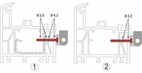 Eck- und Scherenlager-, Schließblech- Bohrschraube