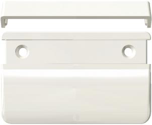 Balcony door handle, rectangular door handle, exterior use