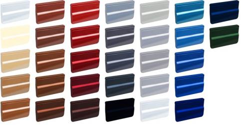 poignées de tirage PVC rectangulaires