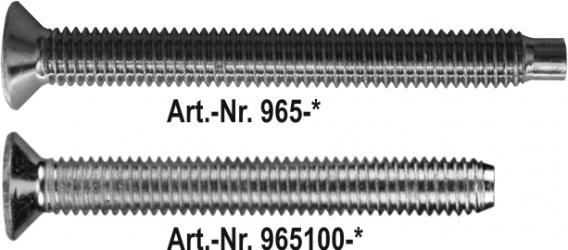 DIN 965 metric thread screw