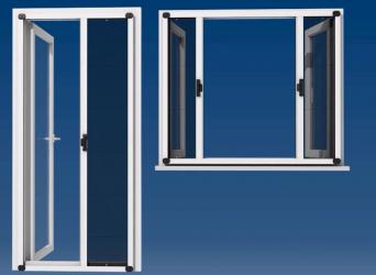 Pleated fly screen kit