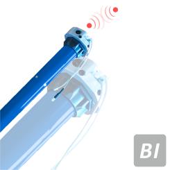 Funkrohrmotor, elektronisch einstellbare Endlagen, Funkprotokoll BI, verschiedene Stärken und Wellendurchmesser 