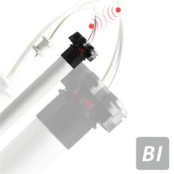 AKKU-Rohrmotor, elektronisch einstellbare Endlagen, für 40 mm oder 60 mm 8-Kantwelle, verschiedene Typen 