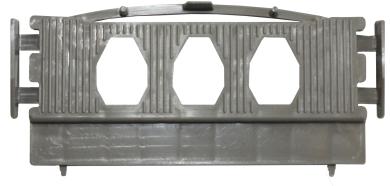 Glasfalzeinlage, Gealan S7000 / S8000 (flächenbündig) / S8000 (flächenversetzt), 7 mm erhöht ( 250 ST ) 