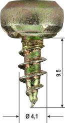 Klemmnippelschraube mit Stahlkopf, für verschiedene Profile 