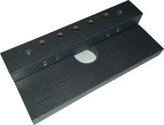 Bohrschablone für Fensterdrehbänder Material-Nr. 6401 und 6402 ( 1 ST ) 