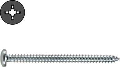 Blechschraube DIN 7981/ISO 7049 , Linsenkopf, Edelstahl, verschiedene Abmessungen 