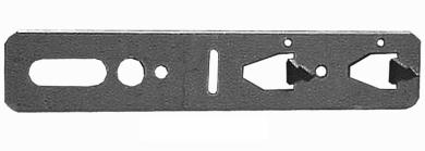 Hessenkralle für Holzfenster schwere Ausführung, Stärke 2,0 mm, für Holzstöcke 140x25 ( 250 ST ) 