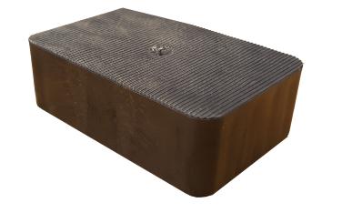 Lastabtragungsklötze / Abstandshalter / Unterlegplatten, anthrazit 60x40x20 mm ( 250 ST ) 60 x 40 x 20 mm