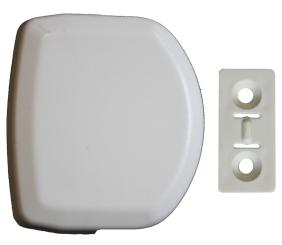 Türgriffschale halbrund, verschiedene Farben 