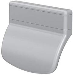 Balkontürgriff abgerundete Ausführung für den Außenbereich, silber 70x55x20 mm ( 36 ST ) 