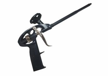 heicko Profi-Schaumpistole | Montagepistole, Antihaft-Beschichtung (PTFE) - für Pistolenschaum / Bauschaum,inkl. Zubehör 370 mm ( 1 ST ) 