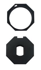 Adapter-Set, 40 mm 8-Kantwelle, für Motoren mit Ø 35 mm ( 1 SET ) 40 mm | 35 mm