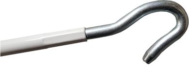 Hand crank in case of power failure for ERN and ERFN motors, white ( 1 ST ) mit Haken | 1300 mm