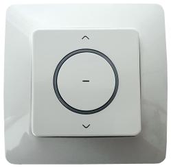 1-K Wand-/ Handfunksender inkl. Batterie, 433,92 MHz, weiß mit herausnehmbarem Sender, Funkprotokoll G2 ( 1 ST ) 