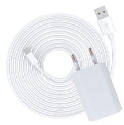 Ladeadapter mit 3 m Kabel für heicko Akku-Motoren mit Gleichspannung (ERSDC DC16, DC25, DC28) mit Micro-USB Stecker ( 1 ST ) 