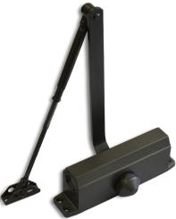 Türschließer mit Scherengestänge, Schließkraft stufenlos, braungrau ähnlich RAL 7013 182x41x60mm ( 1 ST ) 