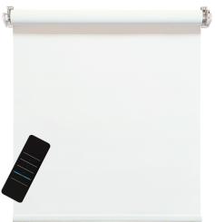 Elektrisches Rollo, 5% lichtdurchlässig, inkl. Akku-Motor & Sender, verschiedene Farben und Abmessungen 