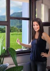 Rollo Fliegengitter System Bausatz, verschiedene Farben und Abmessungen 