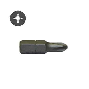 Embout de vissage Philips PH2- longueur 25 mm, réduite 2x25 mm ( 10 ST ) 