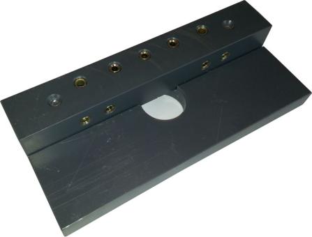 Bohrschablone für Fensterdrehbänder Material-Nr. 6401 und 6402 ( 1 ST ) 