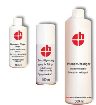 Fenster Wartungs- und Pflege Set PVC hart-weiß - ( 10 ST ) 