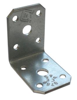 Winkelverbinder, galvanisch verzinkt, entgratet, ohne Sicke 50x50x35x2.5 ( 150 ST ) 50 x 50 x 35 x 2.5 mm | ohne Sicke