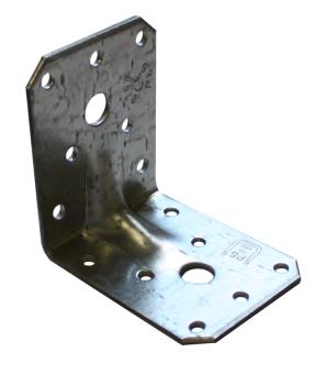 Winkelverbinder, galvanisch verzinkt, entgratet, mit Sicke 70x70x55x2.5 ( 50 ST ) 70 x 70 x 55 x 2.5 mm | mit Sicke