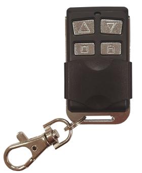 1-channel mini key emitter, battery included, 433,92 MHz ( 1 ST ) 