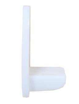 Abdeckkappe für Abschlussschiene für Rollos, weiß ( 1 ST ) weiß