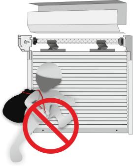 Autoblock hinge, 5 segments, burglary prevention ( 1 ST ) 